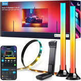 Govee TV Backlight 3 Lite Kit, 11.8ft RGBICW Wi-Fi TV LED Strip Lights for 55-65in TVs with Camera and 15 Inches Smart Light Bars with 4-in-1 Light Beads - Works with Alexa & Google Home